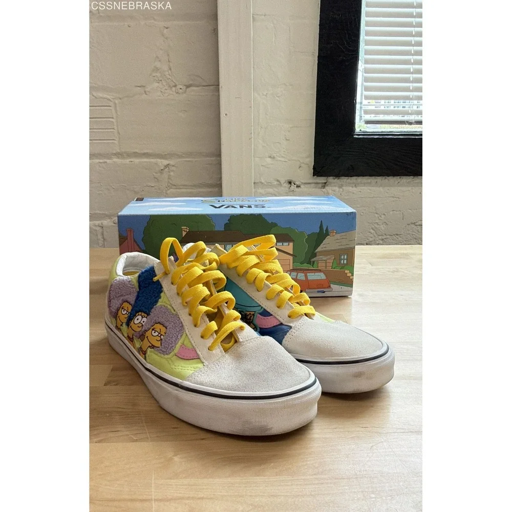 Vans Old Skool The Bouviers Multi-Color Sneaker Size Men 9 Women 10.5